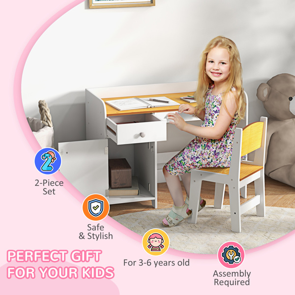 Kids Desk and Chair Set-5