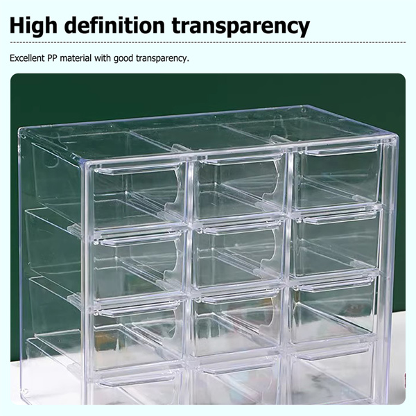 Clear Acrylic Display Case Storage Box Hold 12 Toy Cars For 1/64 Scale Model Car-8