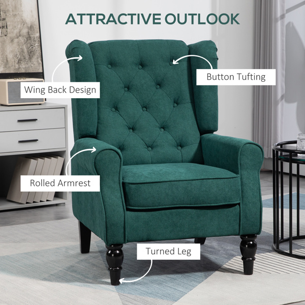 Wingback Accent Chair-2