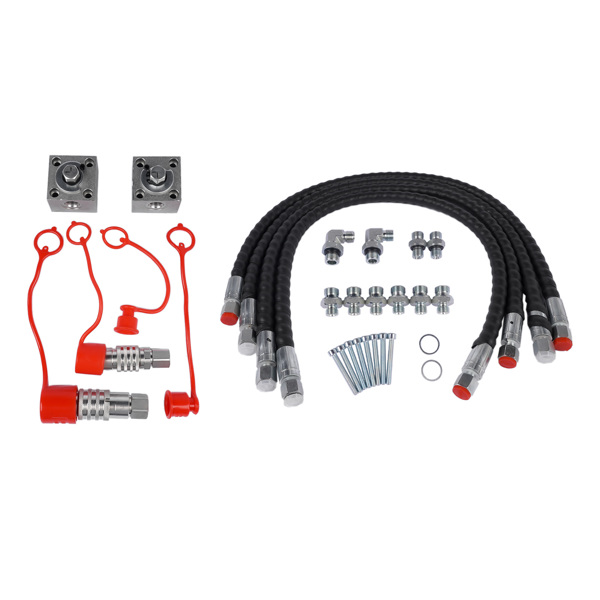 2 Three Way Diverter Valves w/ Quick Connects Replacement for 1-2 ton Chinese Mini Excavator-2