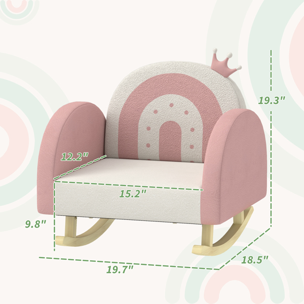 Kids Rocking Chair ( Amazon Shipping)（Prohibited by WalMart）-2