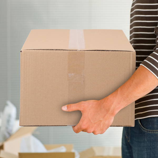 50 pieces, 16" x 12" x 8" (40.6x30.5x20.3cm) thickness 3mm corrugated cardboard box, brown paper color-7