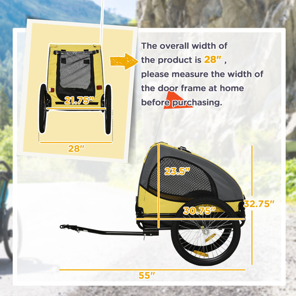 Pet Bicycle Cart( Amazon Shipping)（Prohibited by WalMart）-2