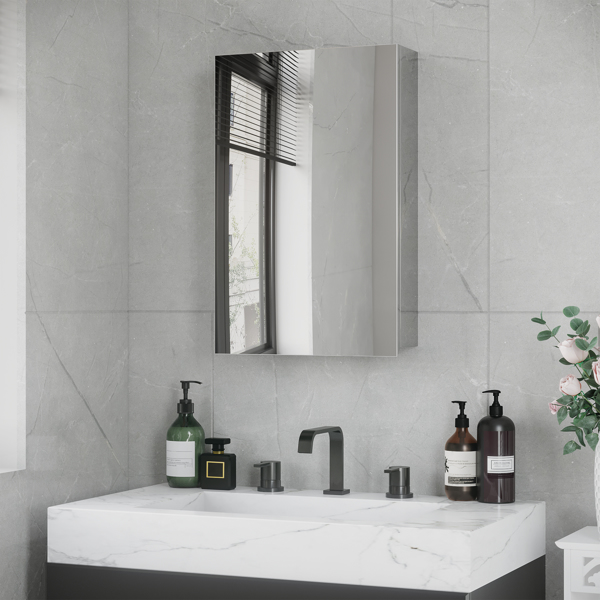 Bathroom Cabinet with Mirror ( Amazon Shipping)（Prohibited by WalMart）-1