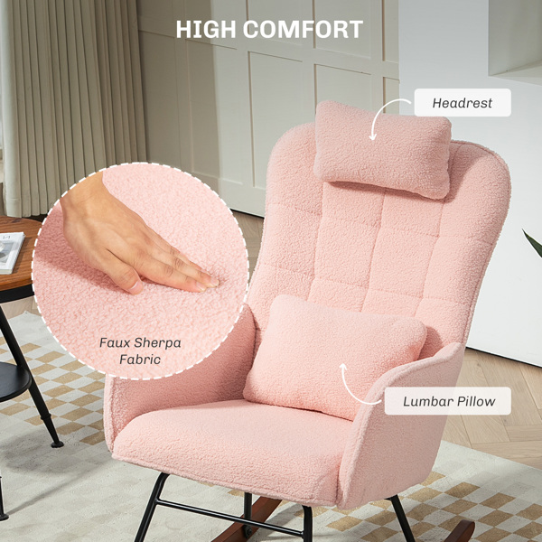 Rocking Chair ( Amazon Shipping)（Prohibited by WalMart）-4
