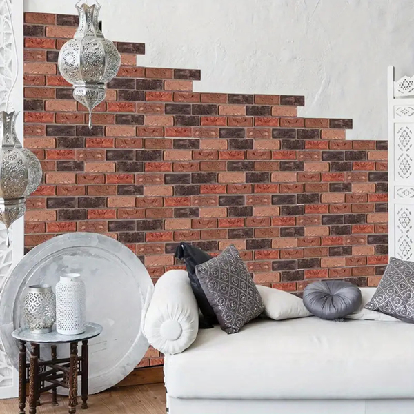 3D Tile Brick Wall Sticker Self-adhesive Waterproof Foam Panel Wallpaper 10pcs-8