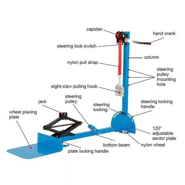 sheet metal dent repair tool body shaping and correction instrument car data recovery puller tension rack-13