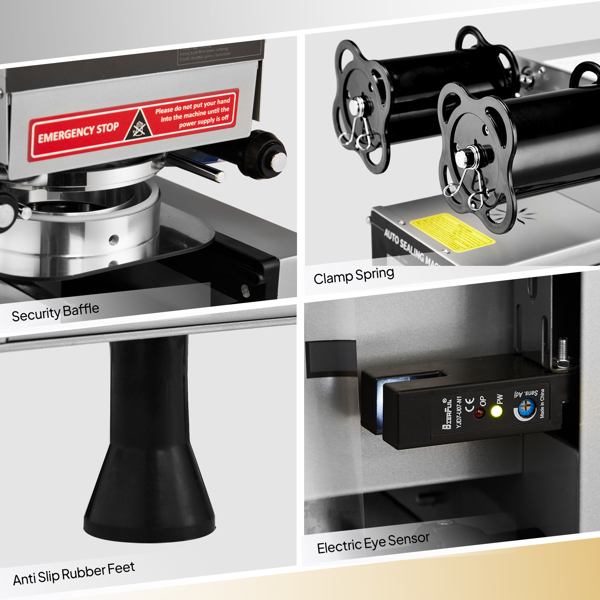Cup Sealing Machine, Fully Automatic Cup Sealer Machine 500-650 Cups/H, Electric Cup Sealing Machine 88/89/90/95mm with LCD Digital Control, Cup Sealer for Bubble Milk Tea Coffee,Silver -9