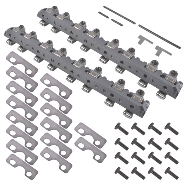 Shaft Mount 1.7 Ratio Stainless Steel Roller Rocker Arm Fit for Chevy GM LS1 LS2 LS6 Gen III Full Roller-6