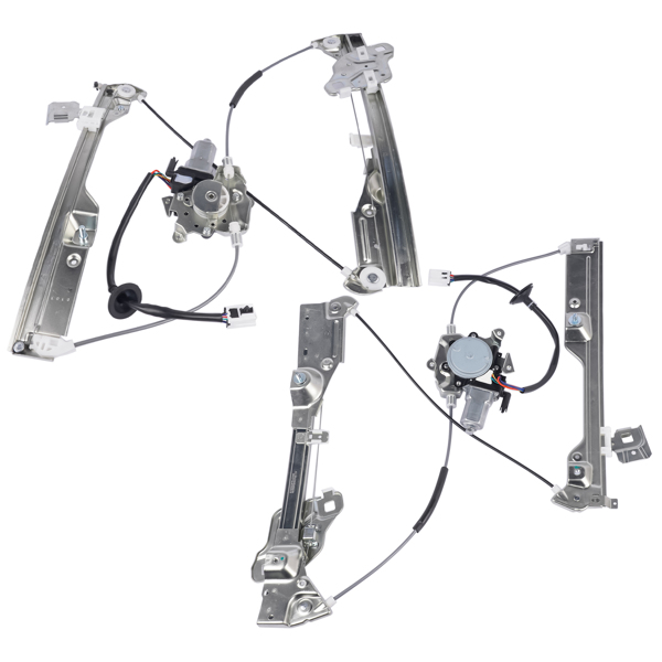2Pcs Front Power Window Regulators with Motor Fits for INFINITI G35 Coupe 3.5L V6 2003-2007 80720AM800 80721AM800-4