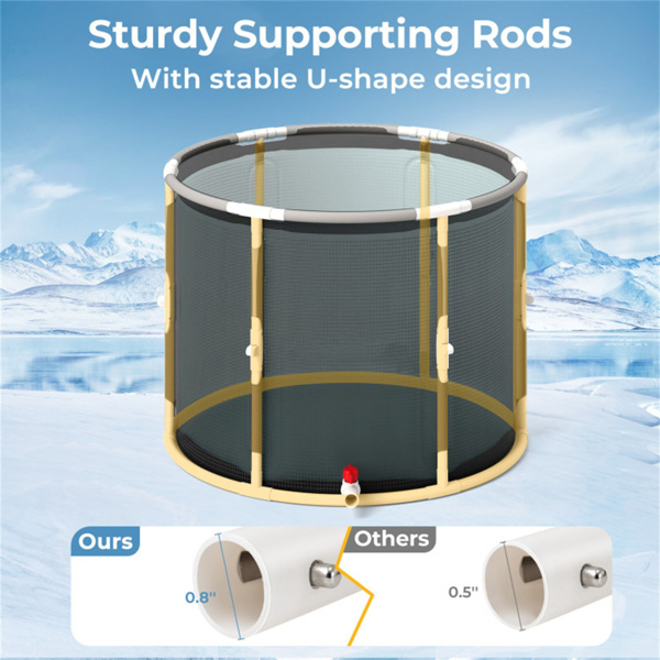 250 L Foldable Ice Bath Tub -6
