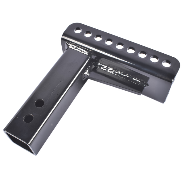 Adjustable Trailer Hitch Fits 2.5" Receiver 6-Inch Drop/Rise 2" & 2-5/16" Ball 22000 LBS GTW with Anti-Theft Pin-13