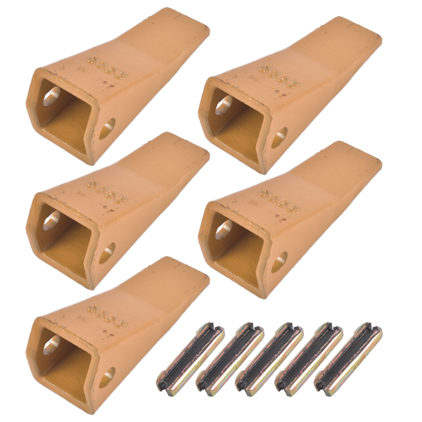 23 230 Series 230S Bucket Teeth w/ 23TF/23FP Flex Pin for Excavator 5 Piece Low Carbon Alloy Steel-6