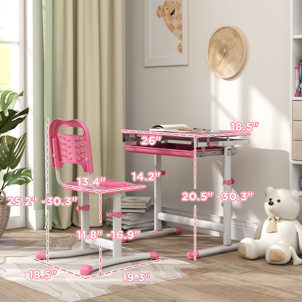 Kids Desk and Chair Set-2