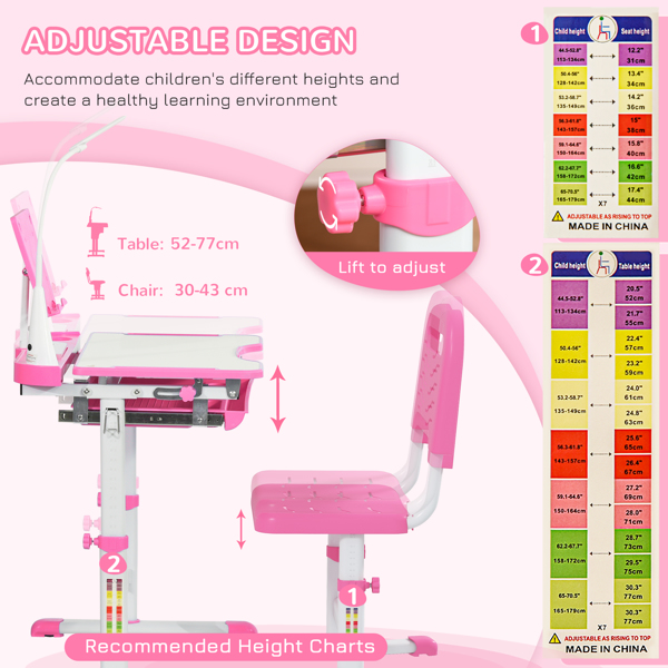 Kids Desk and Chair Set-5