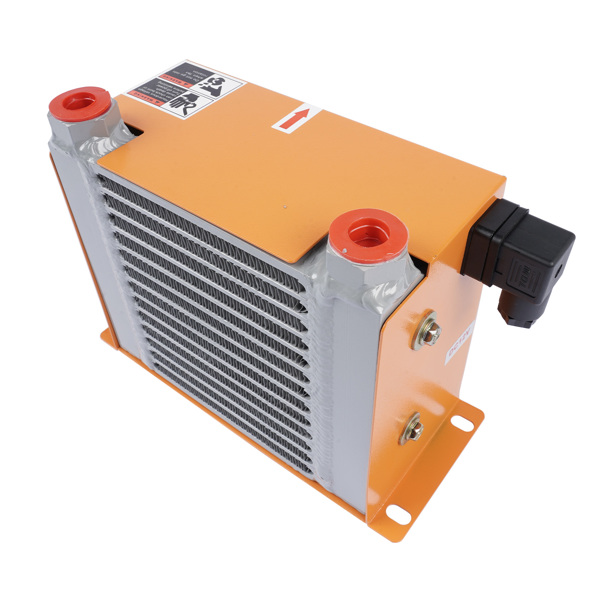 Brand New AW0607T Hydraulic Air Oil Cooler Air-Cooled Oil Radiator Heat Exchanger 48W 12V 20L/min 680Kcal/h AW0607T-CA AJ0607T-CA-5