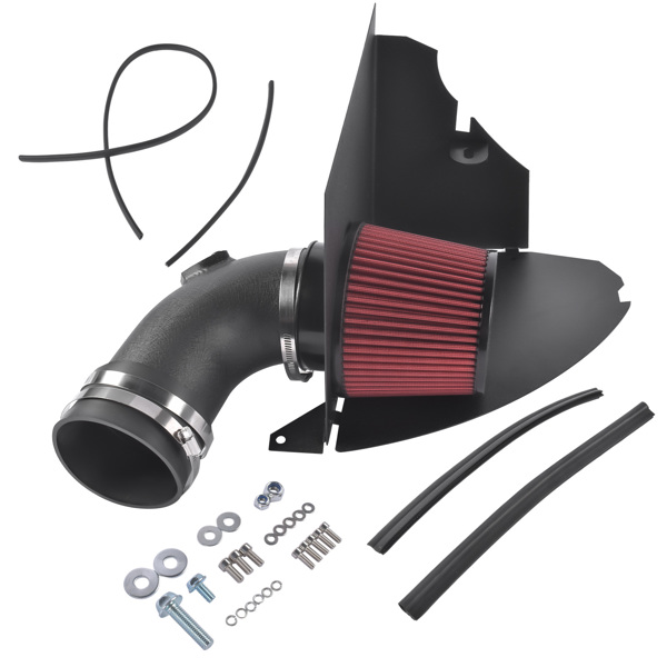 4" Cold Air Intake System Kit with Red Filter Replacement for BMW 2019+ M340i G20 G21, 2020+ M440i G22 G23, 2022+ M240i G42-2