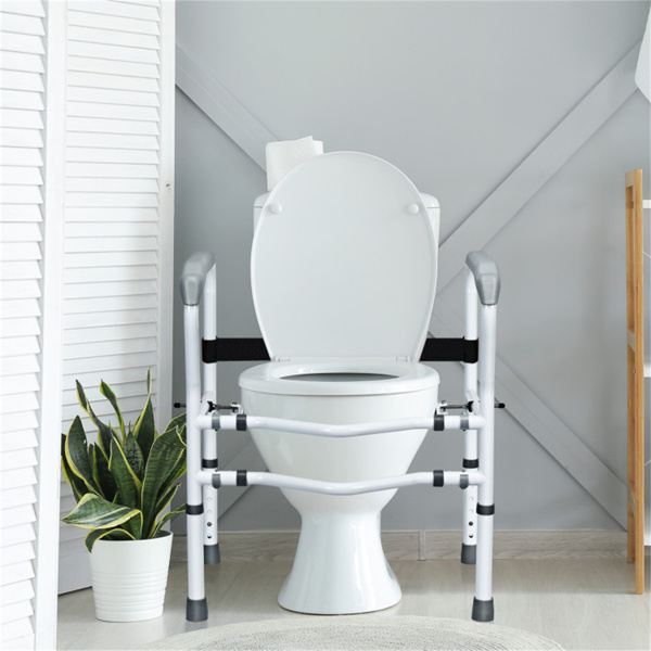   Steel safety toilet railing with multiple adjustable gears-5