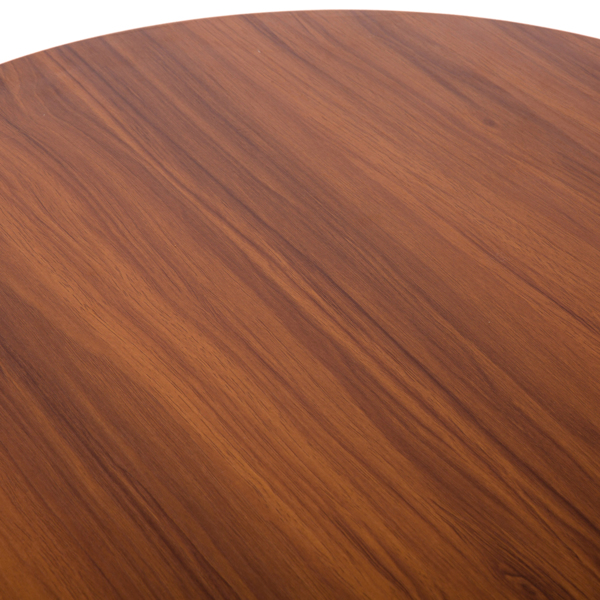 【Replace 35204938】Brown Wood Grain PVC Breakfast Table (One Table and Two Chairs)-23