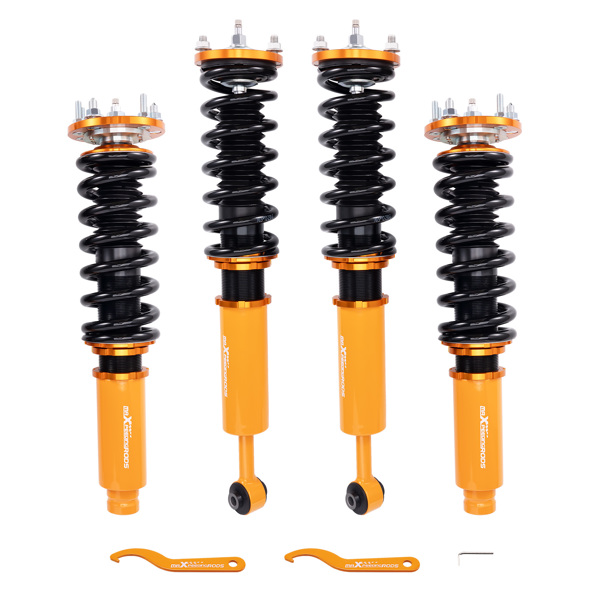 绞牙减震器降低套件 适用于本田思域 92-00款 讴歌Integra 94-01款 减震器 支撑杆 适用于本田雅阁第七代 4门轿车 CM4/CM5/CM6 2003-2007款 适用于本田讴歌TL/TL Type-S 2004-2008款-1