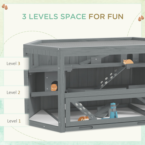 Small Animal Cage /Chinchilla Cage ( Amazon Shipping)（Prohibited by WalMart）-4