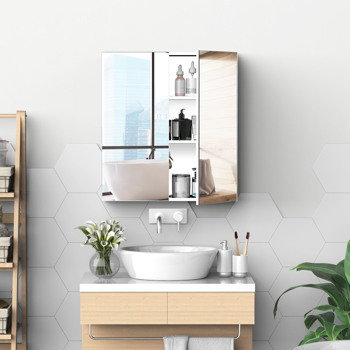 带镜子的浴室柜 （ Amazon Shipping）（WalMart禁售）（周末不发货）