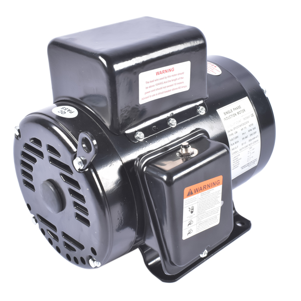 7.5HP Air Compressor Electric Motor 3450RPM 184T Frame 230V Single Phase 2-3/4" Shaft Length-3