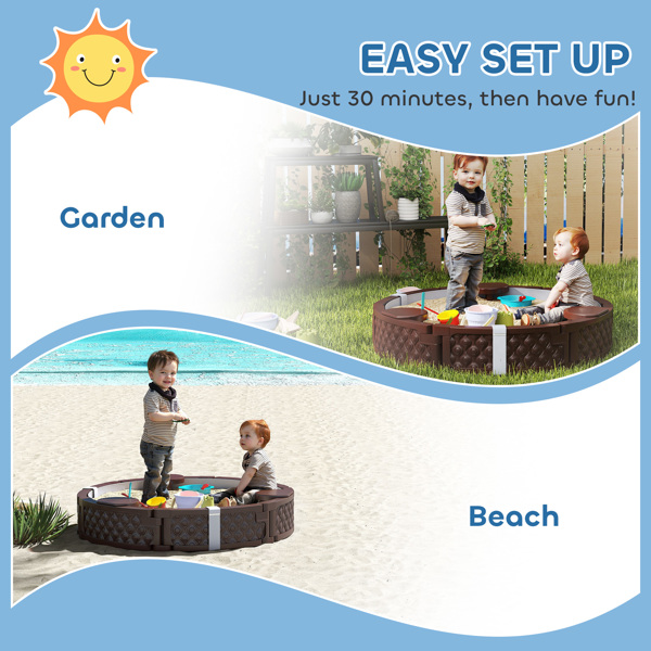 Kids Sandbox with Cover ( Amazon Shipping)（Prohibited by WalMart）-6