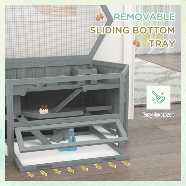 Small Animal Cage /Chinchilla Cage ( Amazon Shipping)（Prohibited by WalMart）-6