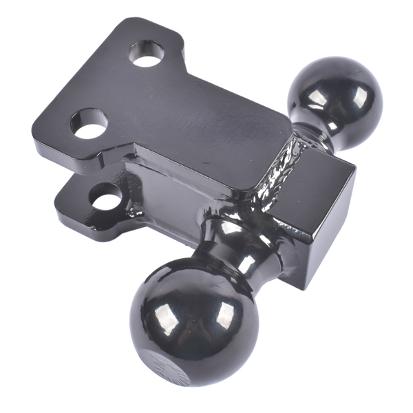 Adjustable Trailer Hitch Fits 2.5" Receiver 6-Inch Drop/Rise 2" & 2-5/16" Ball 22000 LBS GTW with Anti-Theft Pin-12