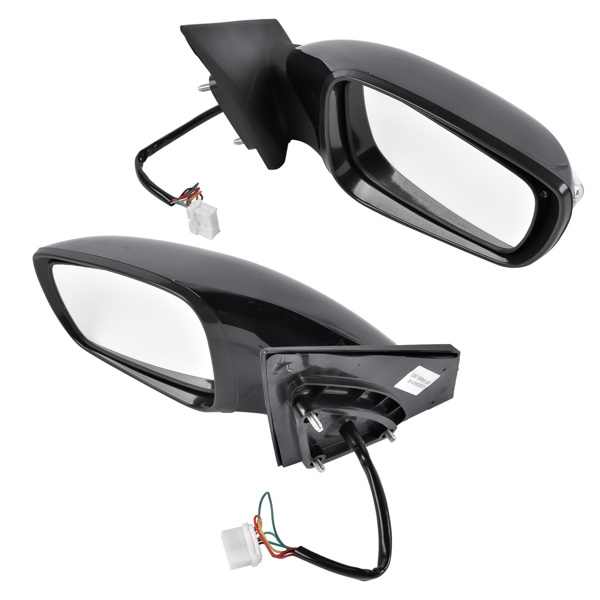 2x Power Mirrors Manual Folding & Heated & Turn Signal Fit for Hyundai Sonata 2.0L 2.4L 2011-2014 876103Q110 876203Q110-3