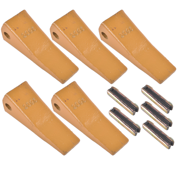23 230 Series 230S Bucket Teeth w/ 23TF/23FP Flex Pin for Excavator 5 Piece Low Carbon Alloy Steel-2