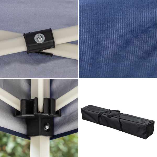 8*8ft Portable Home Use Waterproof Folding Tent Blue-98