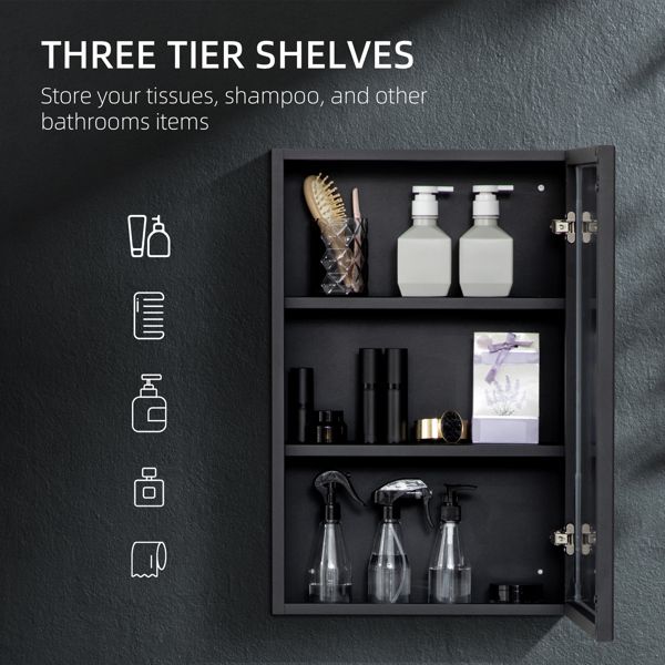 Bathroom Cabinet with Mirror ( Amazon Shipping)（Prohibited by WalMart）-3