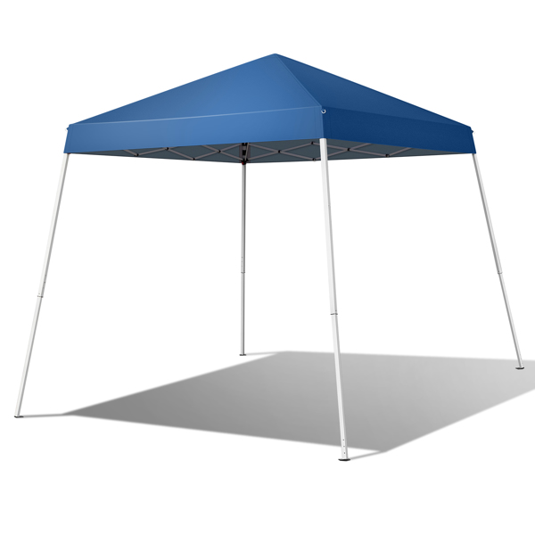 2.4 x 2.4m Portable Home Use Waterproof Folding Tent Blue-3