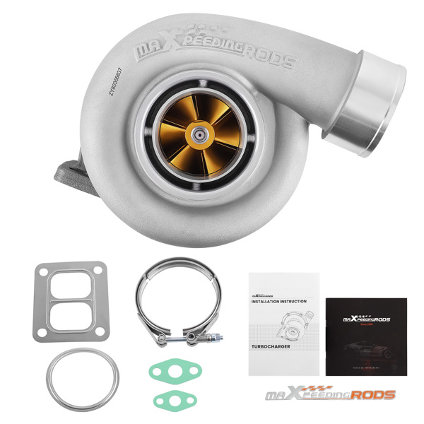 Gt45 T4 V-band Billet Turbo Charger Fit for all 4.0L-6.0L engine-2