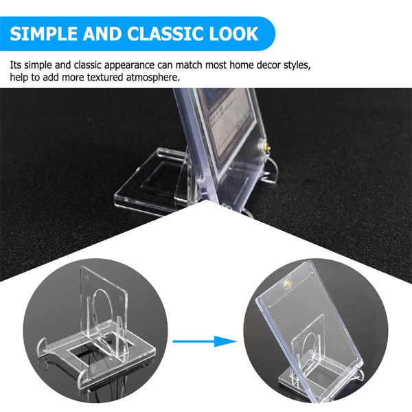 Acrylic Clear Stand for Trading Card Holders Small Display Stand 20pcs-8
