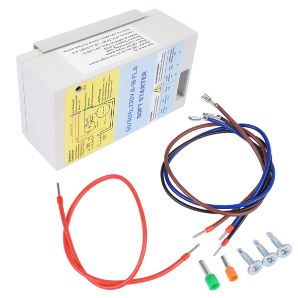 8-16A 08-16A AC Soft Starter Motor Protection Replacement for Utility/Generator Power 230V-7