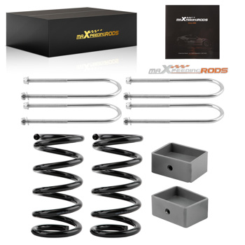 Front 3" Rear 4" Coil Spring Lowering Kit Fit For Chevy S10 2WD 1982-2004 Fit For GMC Sonoma 2WD 1984-2004 Fit For GMC Jimmy 2WD 1984-1997