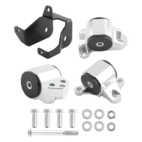 Billet 3 Bolt Engine Swap Mount Kit for Honda Civic EK 1996-2000 D15 D16 B16 B18 B-Series， D-Series-2