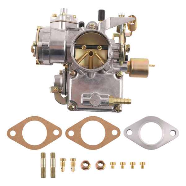 39 PICT-3 Carburetor Fit for VW Beetle 1971-1979 Automatic Choke 113129031K 39mm Fits For any 1600cc VW Air cooled Type 1 engines 98-1289-B, 113129031K-2