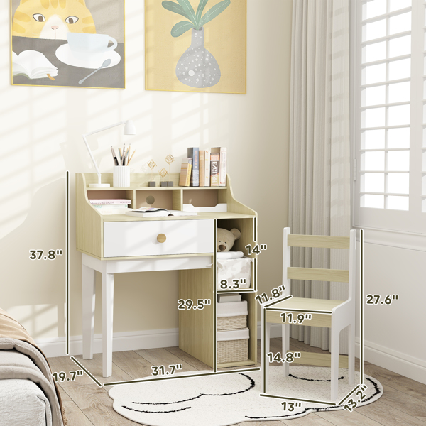 Kids Desk and Chair Set-2
