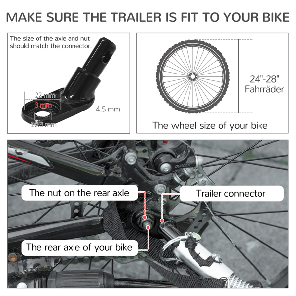 Pet Bicycle Cart( Amazon Shipping)（Prohibited by WalMart）-5