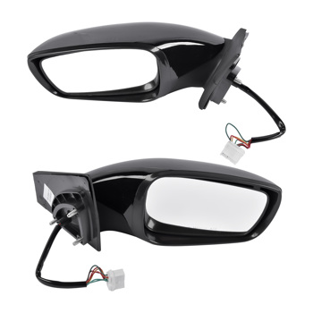2x Power Mirrors Manual Folding & Heated & Turn Signal Fit for Hyundai Sonata 2.0L 2.4L 2011-2014 876103Q110 876203Q110