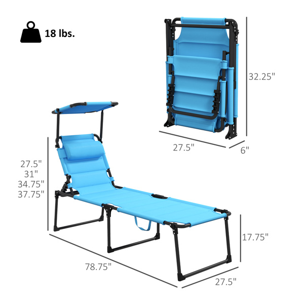 Folding Lounge Chairs / beach chair ( Amazon Shipping)（Prohibited by WalMart）-2