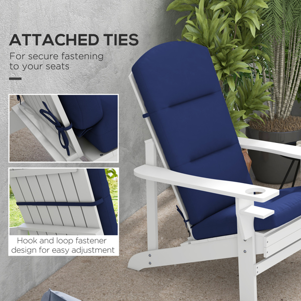 Set of 4 Outdoor Chair Cushion-5
