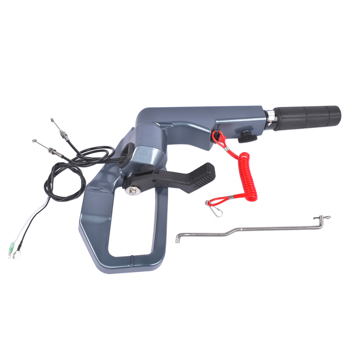 转向手柄 Steering Control Tiller Handle Assembly with Safety Rope Fit for Yamaha 2 Stroke 40HP Outboard E40X
