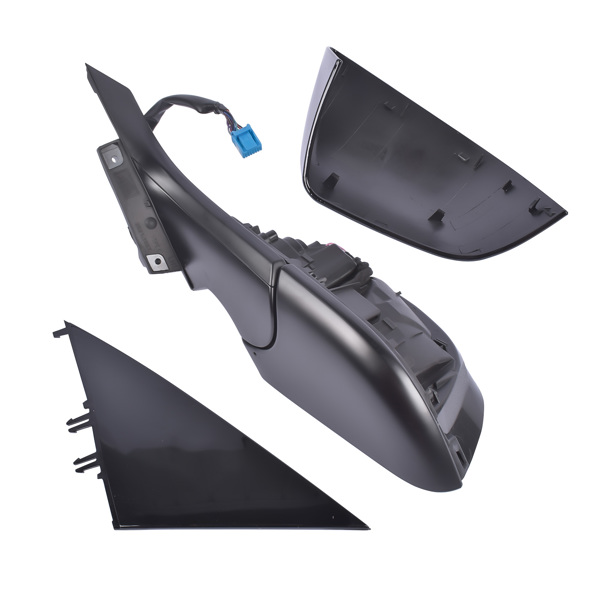 Left Side Driver Side Mirror Power Folding Black Fit for Tesla Model 3 M3 2017-2023 4-Door ABS Plastic Front Heated Side View 13PIN Memory Recall Power Glass Adjusted Power Fold 51167177128-4