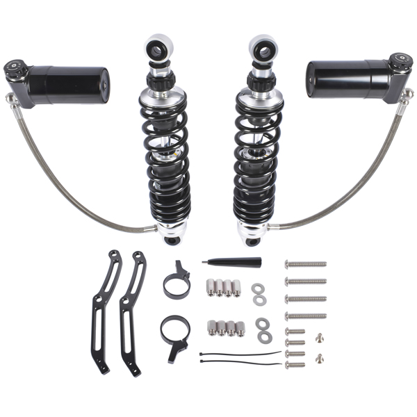 减震器 Remote Reservoir Rear Suspension Shocks Fit for Harley Electra Road Glide 2014-2024-8