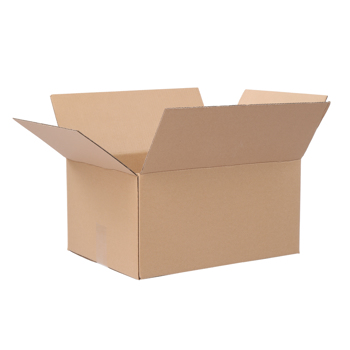 50pcs  16\\" x 12\\" x 8\\"（40.6x30.5x20.3cm） 厚度3mm 瓦楞纸箱 牛皮纸色